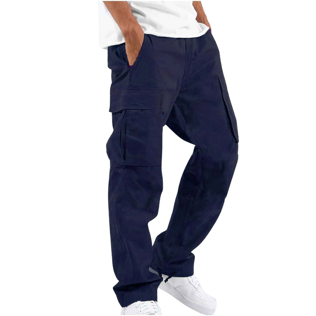 Homme Pantalon Cargo Ample