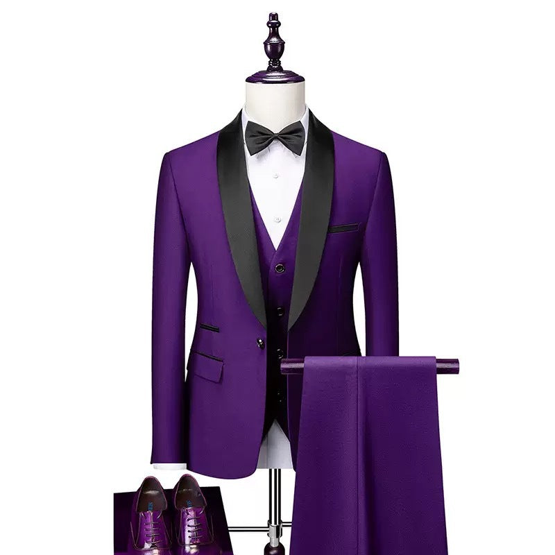 Costume 2 Pièces Coupe Droite 2 Pour Homme