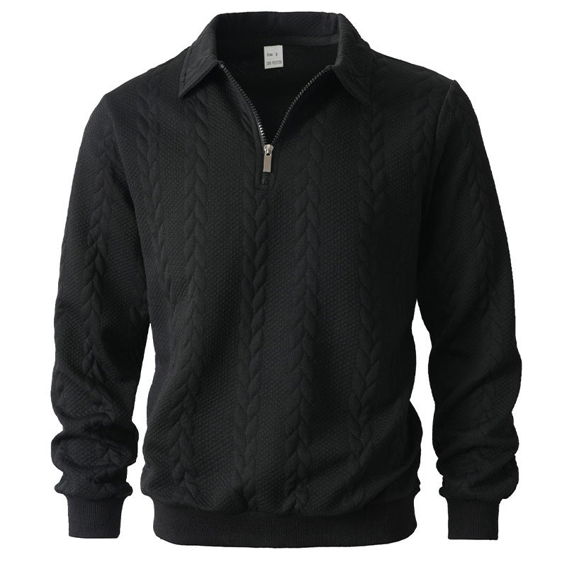 Polo Maille Côtelée Coupe Tailleur Pour Homme