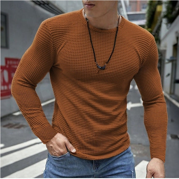 Pull Fin Matière Stretch Pour Homme
