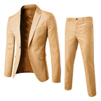 Homme Costume Coupe Ajustée