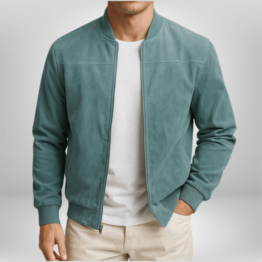 Homme Veste Bomber Daim