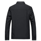 Veste Imperméable Légère Poches Latérales Zip Intégral Pour Homme