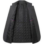 Homme Manteau Col Officier