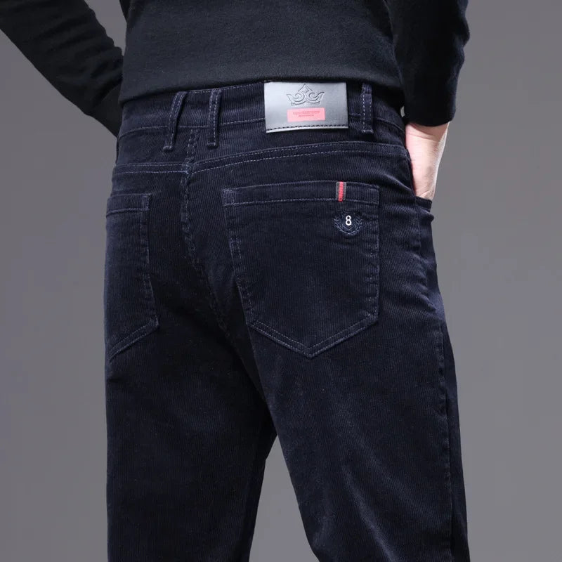 Homme Pantalon Velours Côtelé