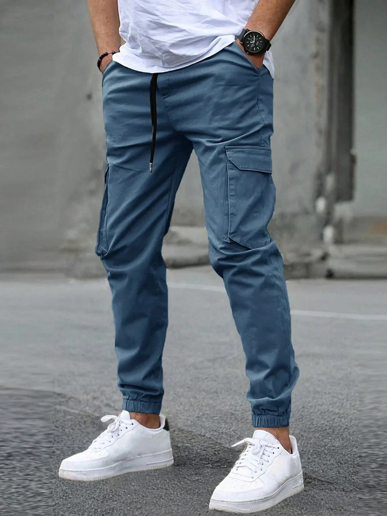 Pantalon Coupe Fuselée Pour Homme