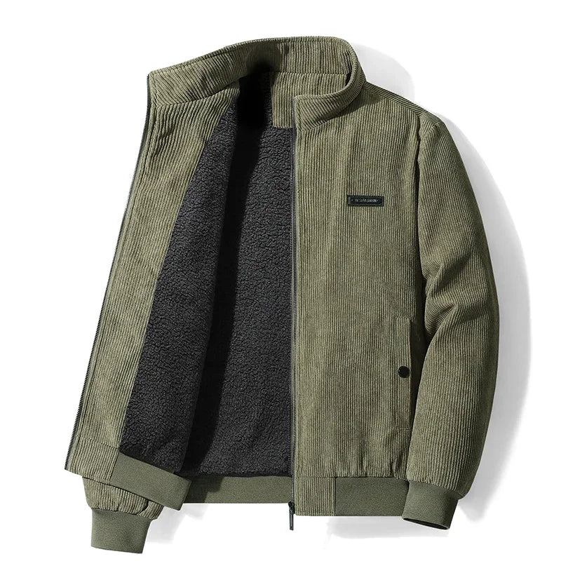 Veste Doublure Polaire Fermeture Zippée Pour Homme