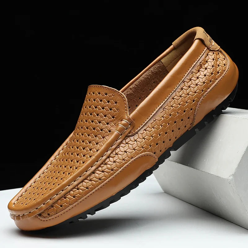 Mocassins Coupe Droite Pour Homme
