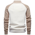 Homme Pull Demi-Zip Maille
