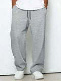 Homme Pantalon Large Cordon