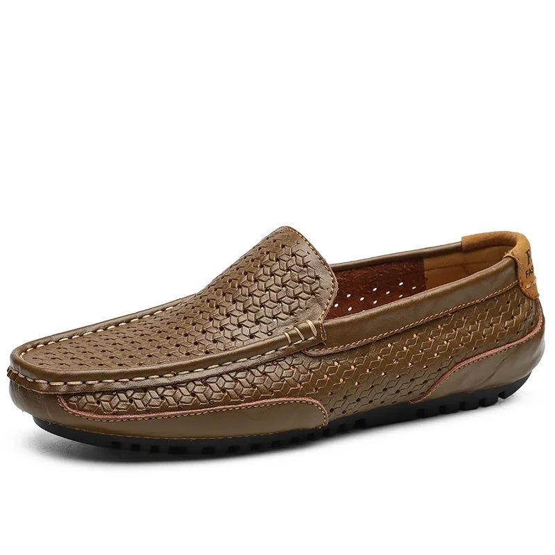 Mocassins Coupe Droite Pour Homme