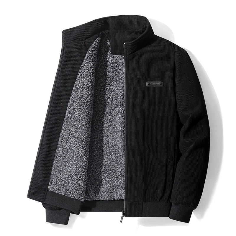 Veste Doublure Polaire Fermeture Zippée Pour Homme