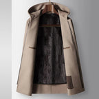 Manteau Aspect Lainage Pour Homme