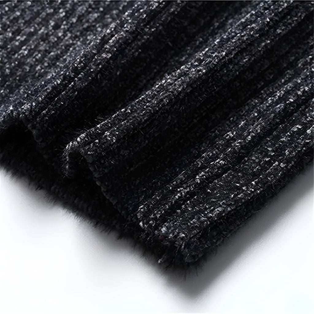 Pull Maille Côtelée Pour Homme