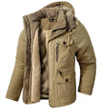 Veste Matelassé Fermeture Boutonnée Pour Homme