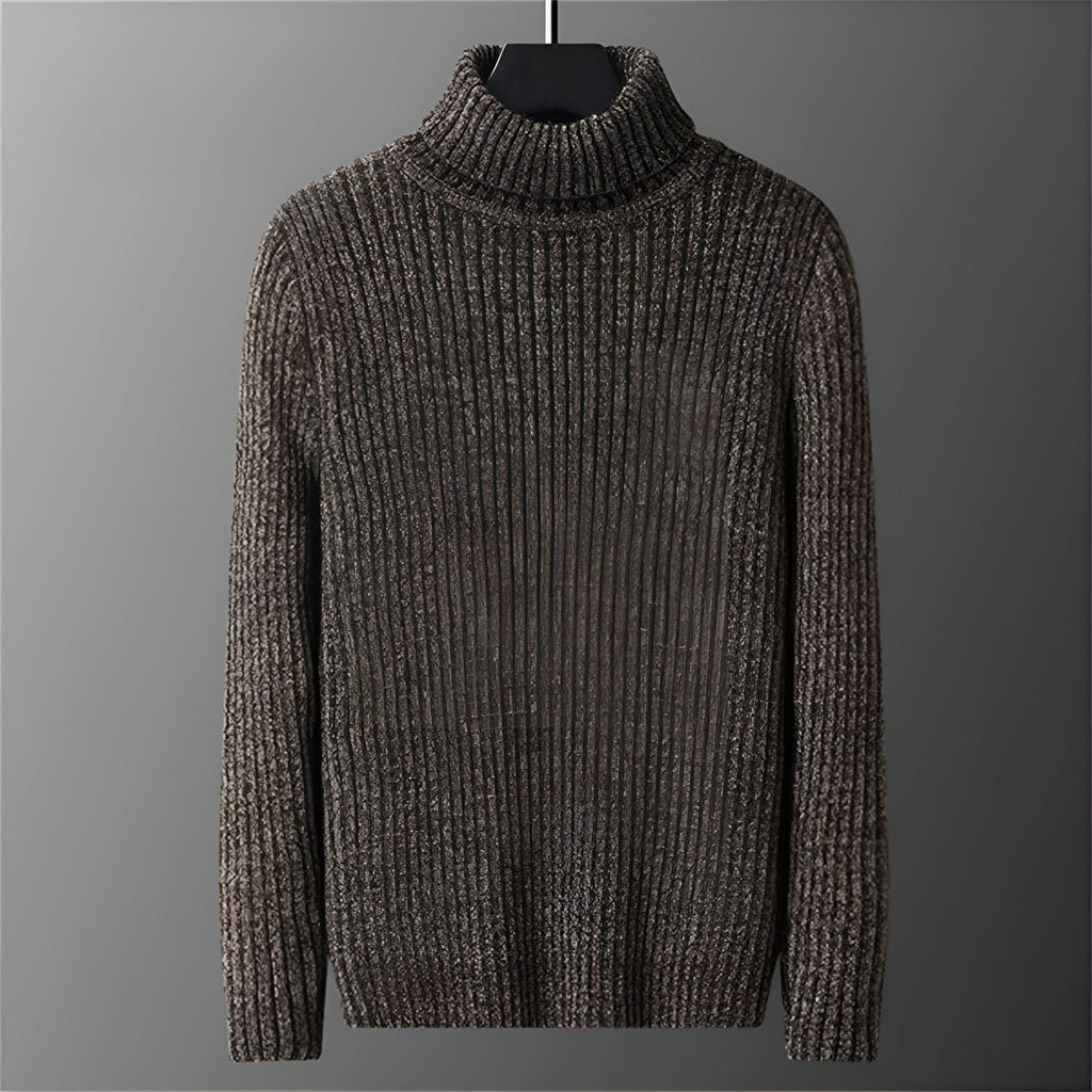 Pull Maille Côtelée Pour Homme
