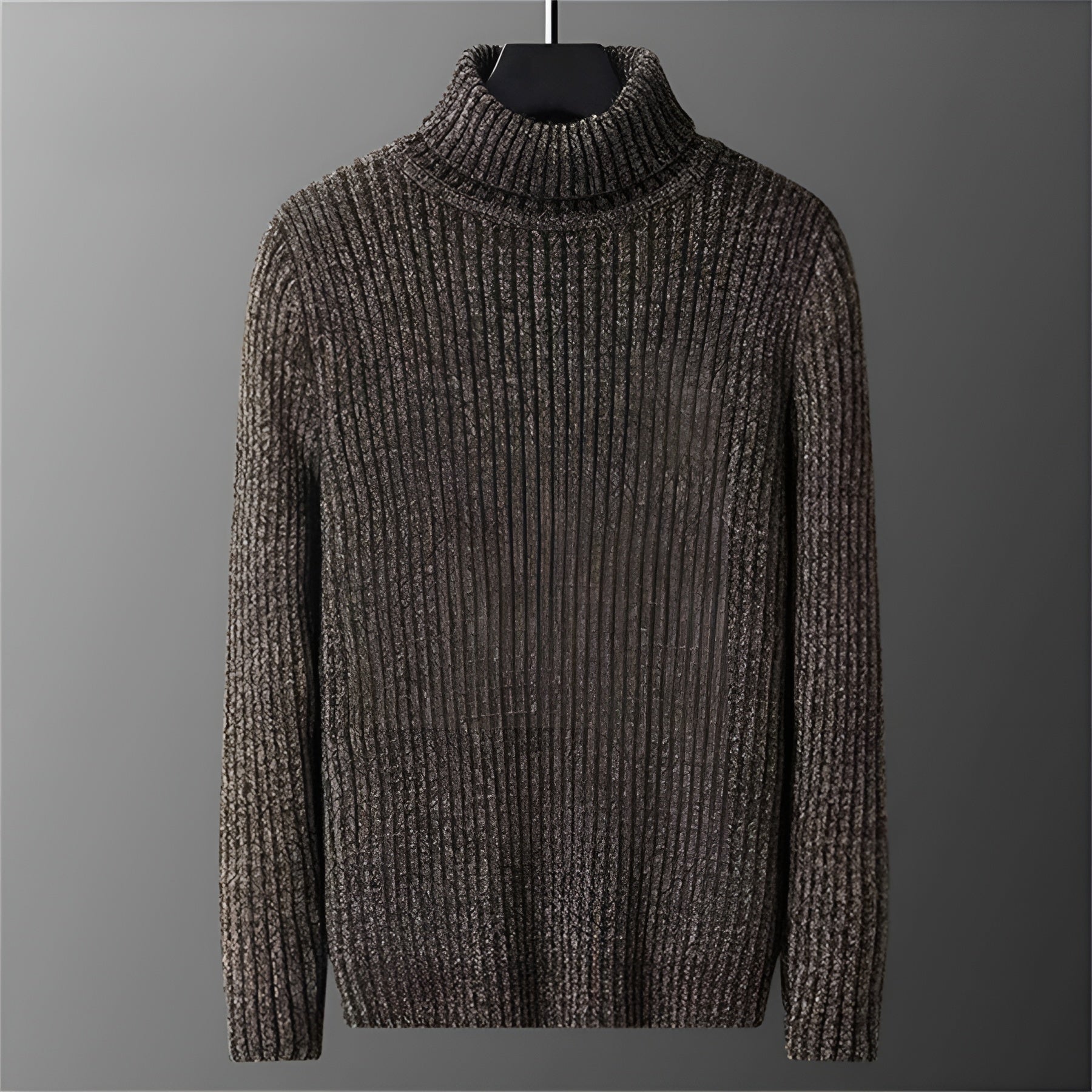 Pull Maille Côtelée Pour Homme