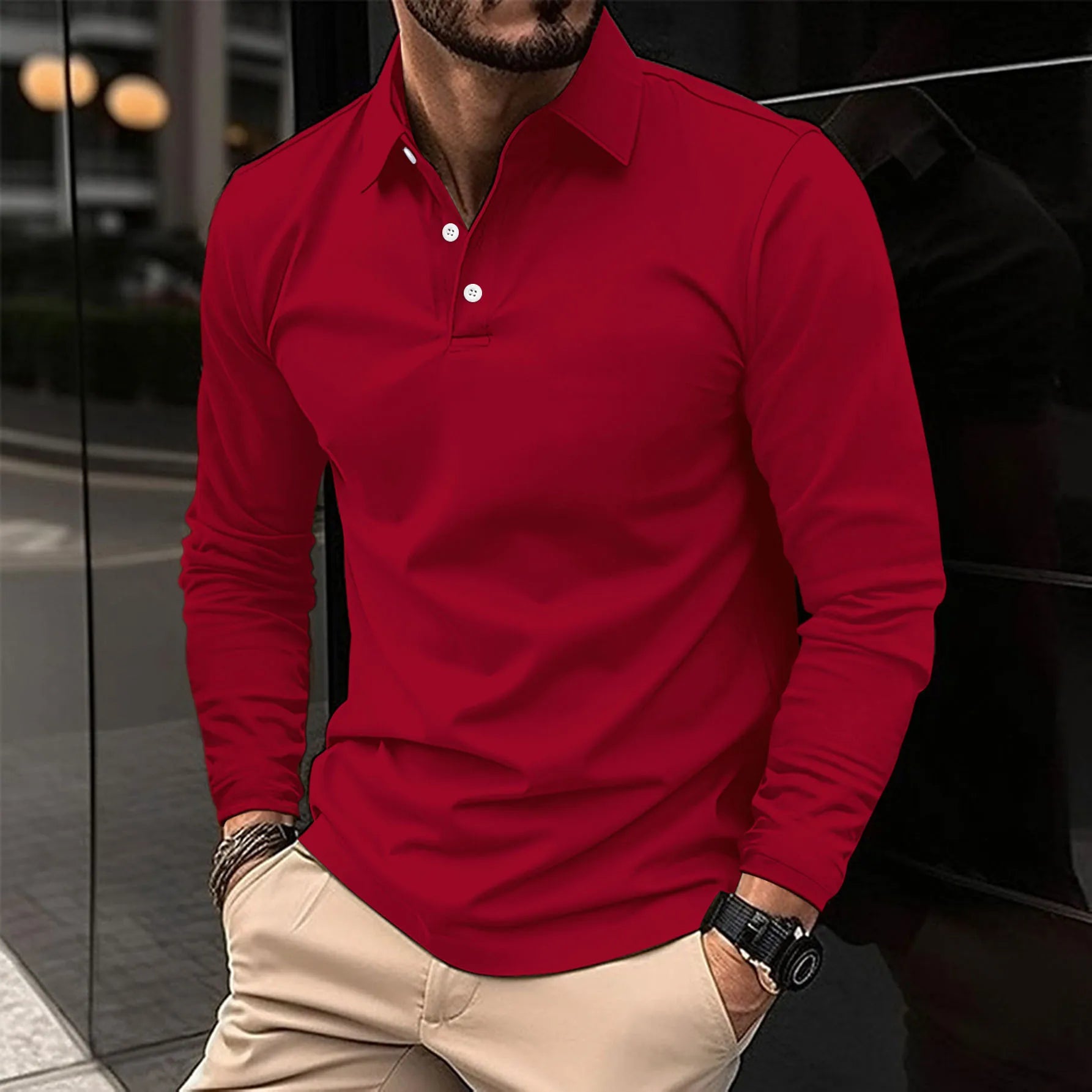 Polo Coupe Ajustée Pour Homme