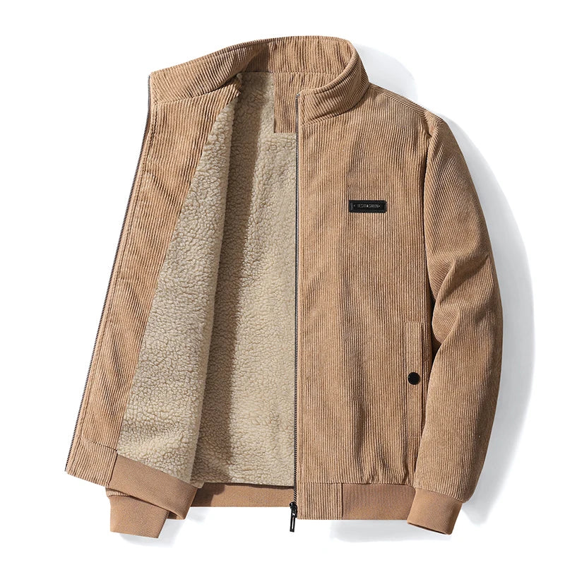 Veste Doublure Polaire Fermeture Zippée Pour Homme