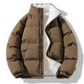 Doudoune Matelassé Fermeture Zippée Pour Homme