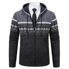 Homme Veste Maille Jacquard