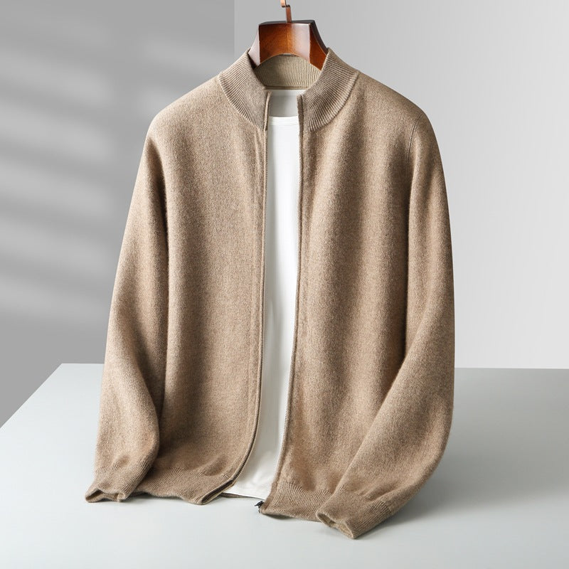 Homme Cardigan Maille Zippé