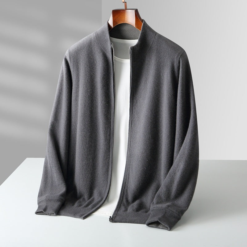 Homme Cardigan Maille Zippé