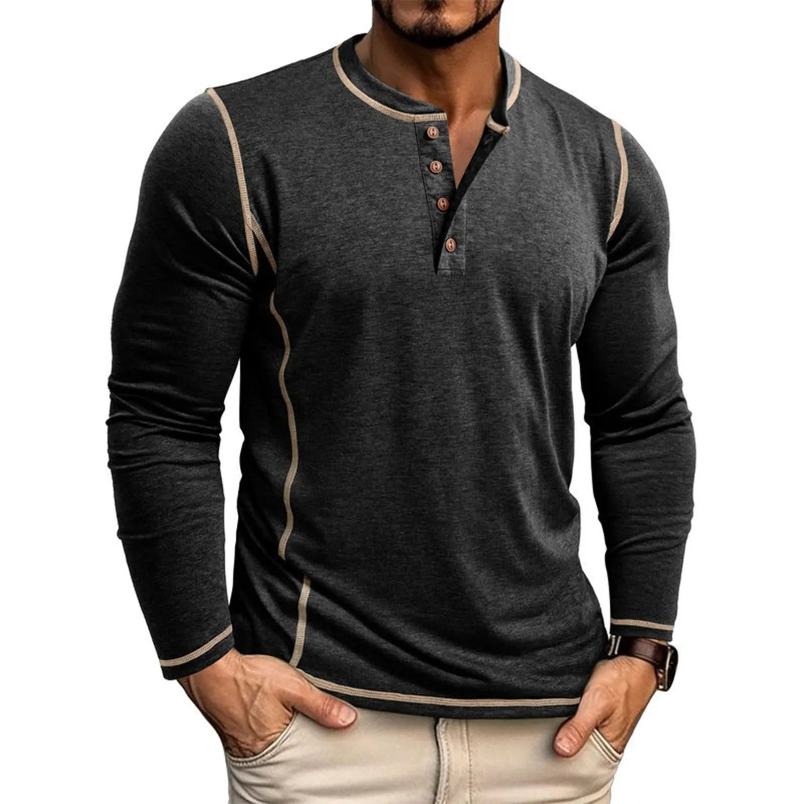 Chemise Coupe Droite Pour Homme