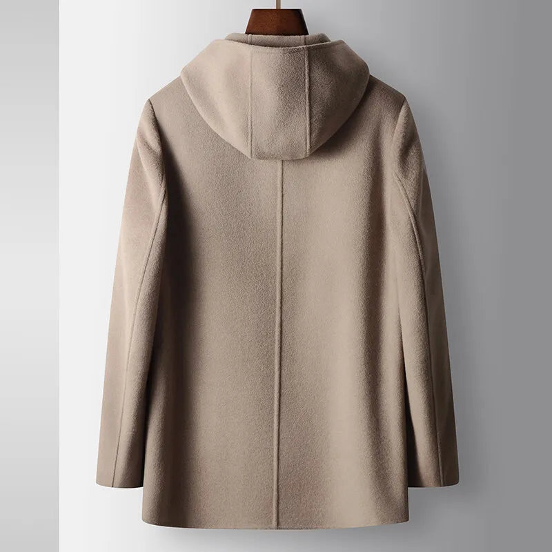 Manteau Aspect Lainage Pour Homme