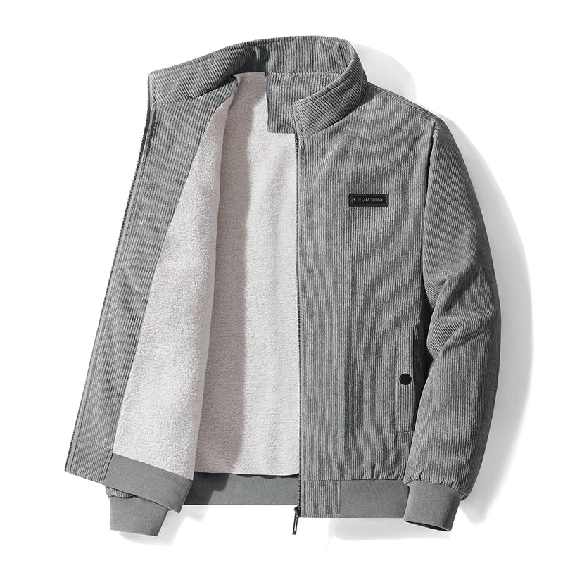 Veste Doublure Polaire Fermeture Zippée Pour Homme