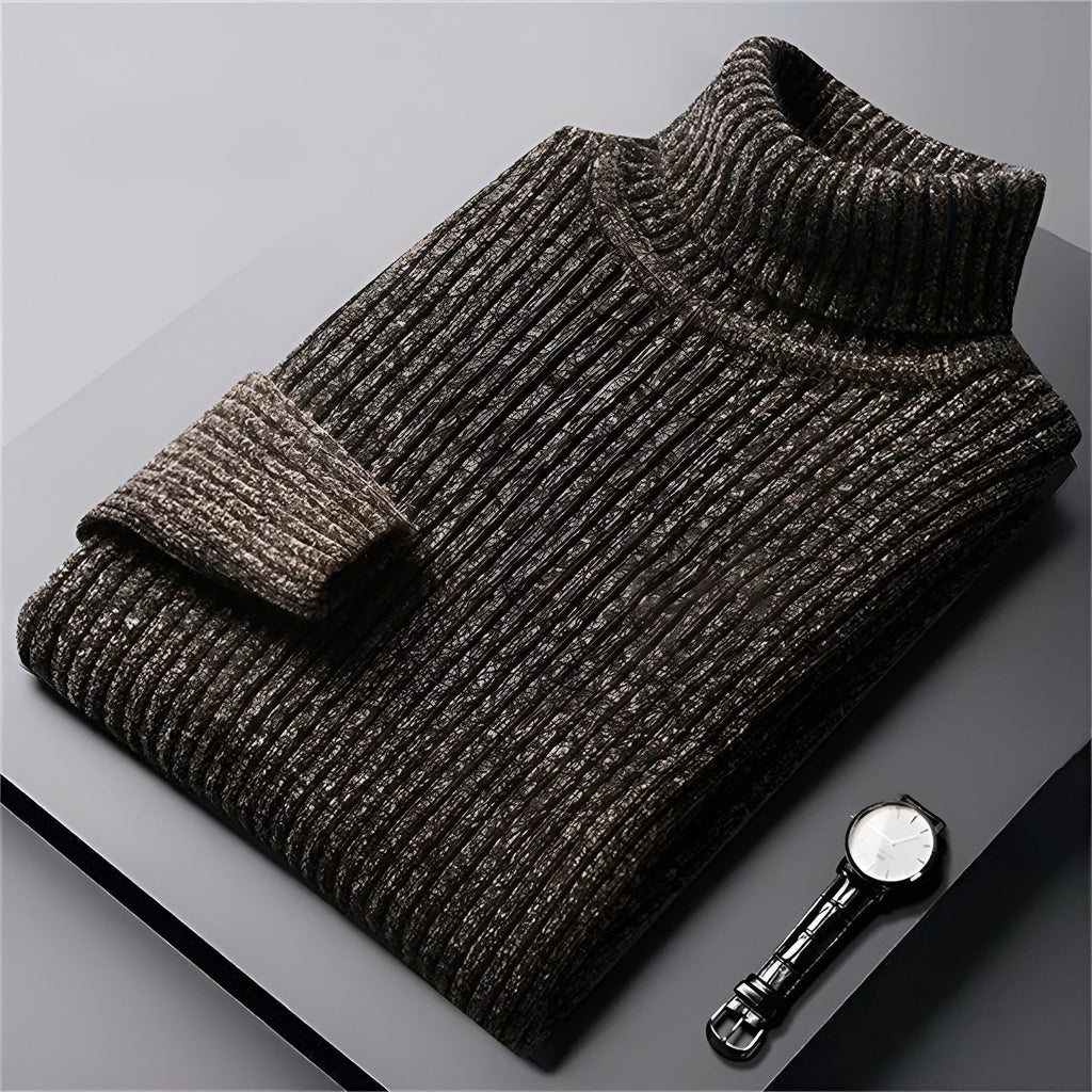 Pull Maille Côtelée Pour Homme