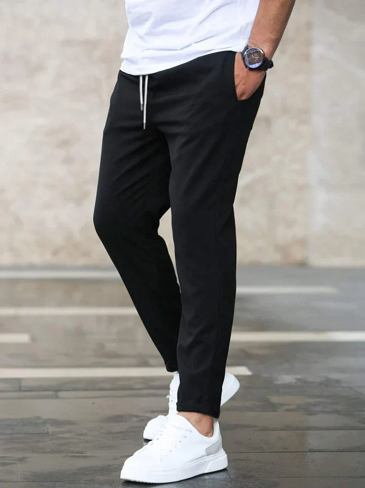 Pantalon Matière Stretch Coupe Ajustée 2 Pour Homme