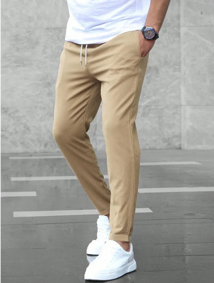 Pantalon Matière Stretch Coupe Ajustée 2 Pour Homme