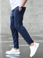 Pantalon Matière Stretch Coupe Ajustée 2 Pour Homme