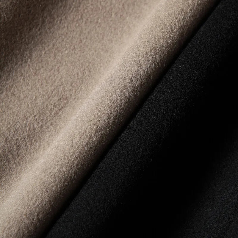 Manteau Aspect Lainage Pour Homme