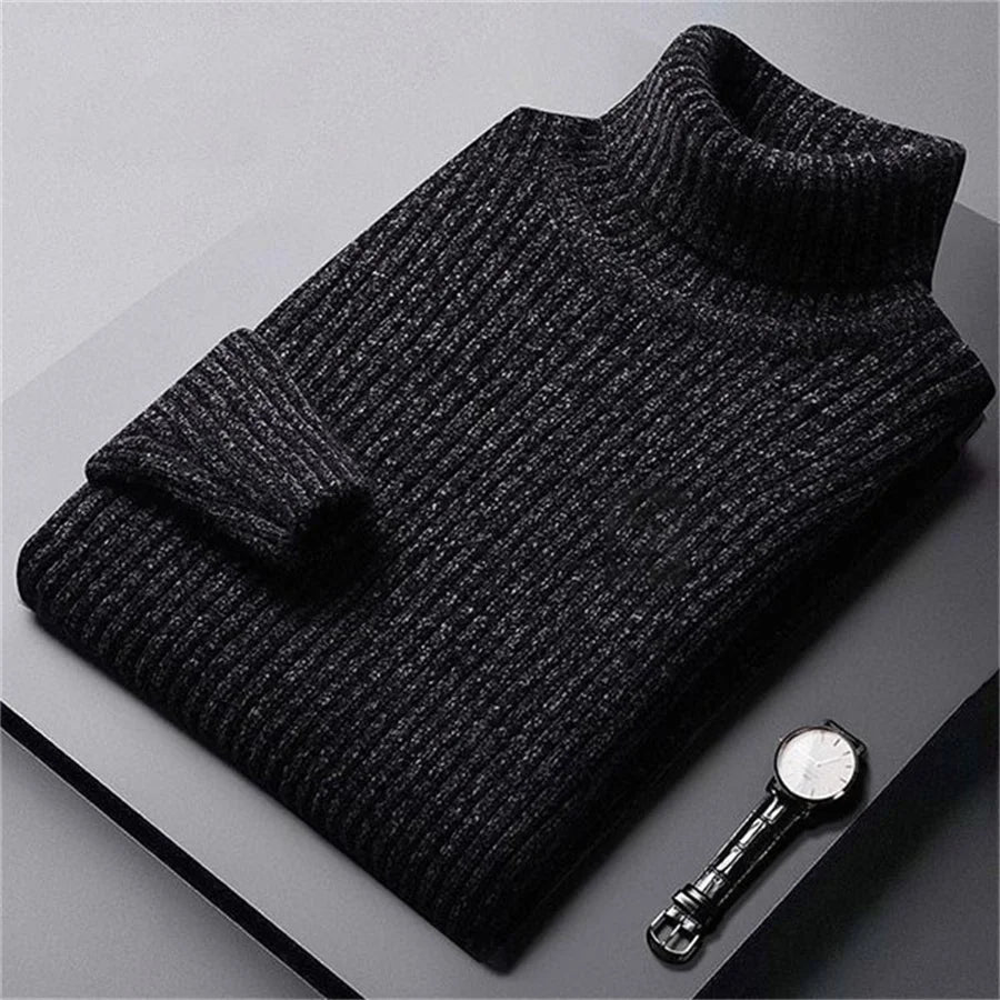Pull Maille Côtelée Pour Homme
