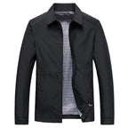 Veste Imperméable Légère Poches Latérales Zip Intégral Pour Homme