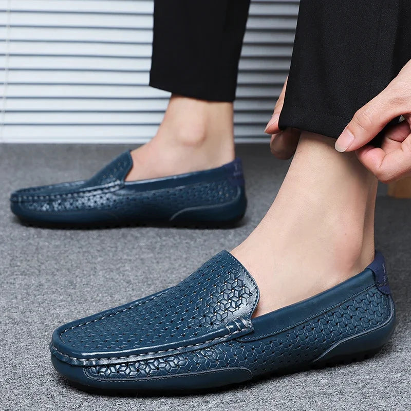 Mocassins Coupe Droite Pour Homme