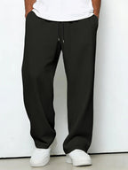 Homme Pantalon Large Cordon