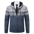 Homme Veste Maille Jacquard