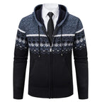 Homme Veste Maille Jacquard
