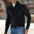 Homme Pull Col Zippé