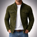 Veste Doublé Fermeture Boutonnée Pour Homme