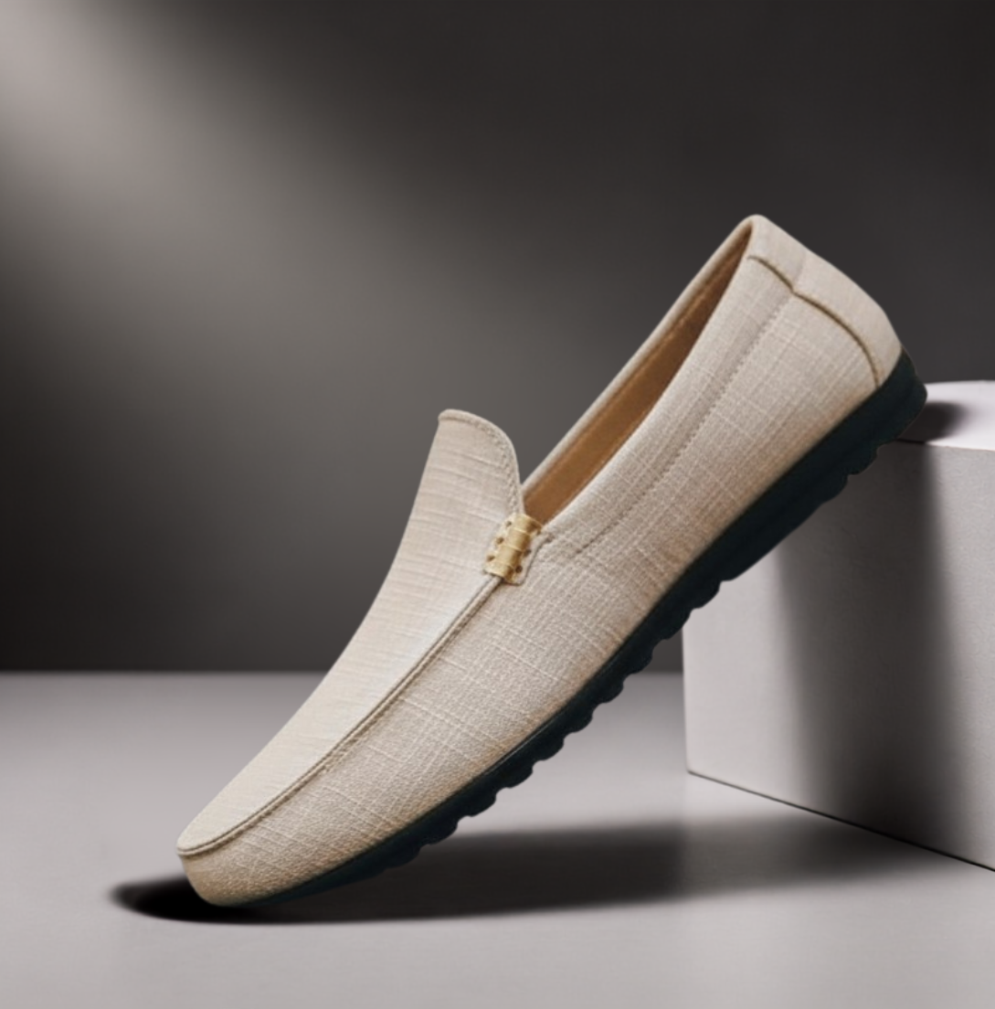 Mocassins Dessus Toile Pour Homme