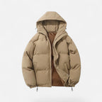 Homme Veste Matelassée Capuche
