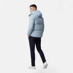 Veste Matelassée À Capuche Zip Intégral Manches Longues Pour Homme