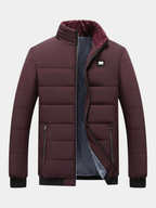 Veste Maille Côtelée Fermeture Zippée Pour Homme