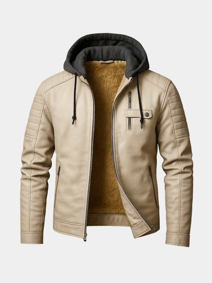 Veste à Capuche Doublé Pour Homme