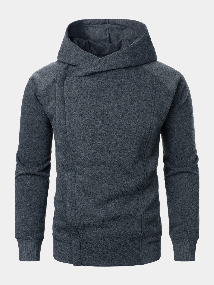 Homme Sweat Capuche Croisé