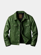 Homme Veste Trucker Boutonnée